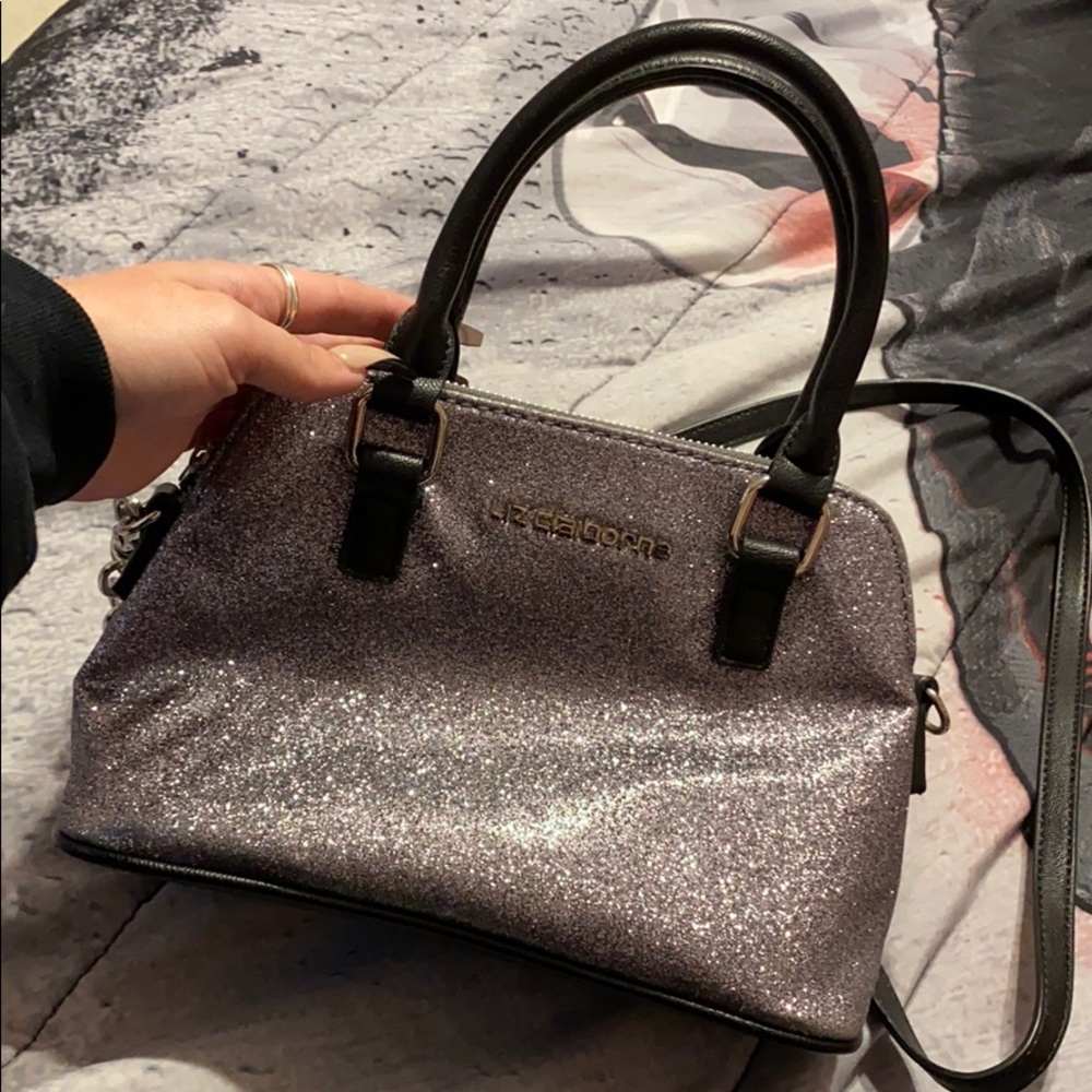 glitter purse